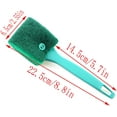 thumbnail image 3 of 2PCS Fish Tank Cleaning Brush 2 Colors Aquarium Fish Tank Double Sided Cleaning Sponge Brush, 3 of 5