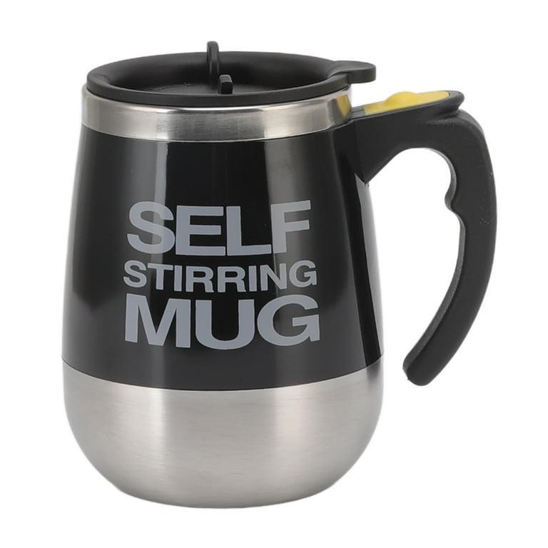 Travelwant 400ml Self Stirring Coffee Mug,Stainless Steel Coffee