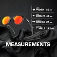 thumbnail image 5 of Oakley OO9242 HSTN Round Shaped Non-Polarized Sunglasses for Men - Includes Official Eyewear Kit - Matte Carbon Frame with Prizm Ruby Lens, 5 of 6