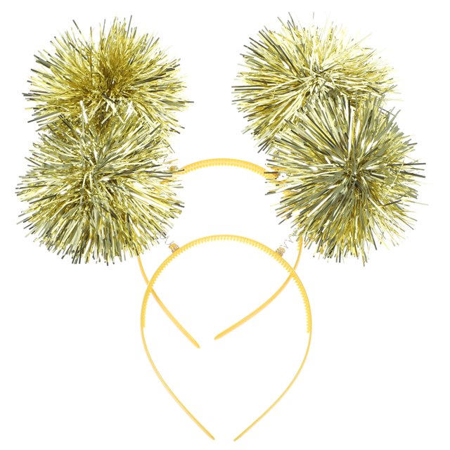Diademas de fiesta para niños, 2 uds., bonitas diademas Boppers, decoración para el pelo de fiesta, tocado de oropel