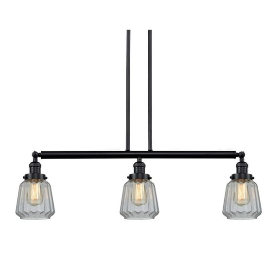 Innovations Lighting 213-S Chatham Chatham 3 Light 39" Wide Linear Chandelier - Bronze