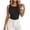 #2Black, variant on MYAOYINo Boundaries Womens Solid Sleeveless Tank Top Slim Fit Crew Neck Casual Wear