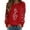 02-Red, variant on Ujnder Women's Christmas Print Snow Sequins Sweatshirt Crew Neck Long Sleeve Pullover Tops for Women Holiday Fashion Outfits 04-Black L