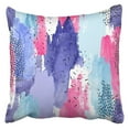 thumbnail image 1 of BSDHOME Abstract Watercolor and Ink Doodle Shapes Rough Edged Stain Filled with Water Color Pillowcase Cushion Cover 18x18 inch, 1 of 1