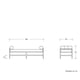 thumbnail image 3 of Chaise lounge Orozco - Gris GAIA Contemporáneo, 3 of 8
