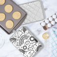 thumbnail image 5 of Yayeee Pot Holders Kitchen Heat Resistant with Pocket 7"x9.8" Cotton Oven Cooking Hot Pads, Rainbows, 5 of 7