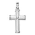 thumbnail image 4 of 14k White Gold Polished Stamping Cross Pendant K6218, 4 of 4