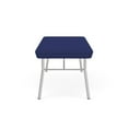 thumbnail image 3 of Mystic Reception Waiting Room 18.5" 2-Seat Benchand / Silver Steel / Blue, 3 of 5