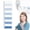 C, variant on Sticky Index Tabs, Gradient Repositionable Page Markers – Book Tabs for Notebooks, File Classification, B