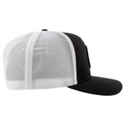 Pabst Blue Ribbon Black and White Trucker Hat with Logo Patch