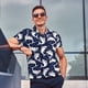 thumbnail image 4 of Fotbe Angry Shark Camiseta Polo de Golf para Hombre con Estampado – Camisa Deportiva Transpirable con Cuello Abotonado-Medium, 4 of 6