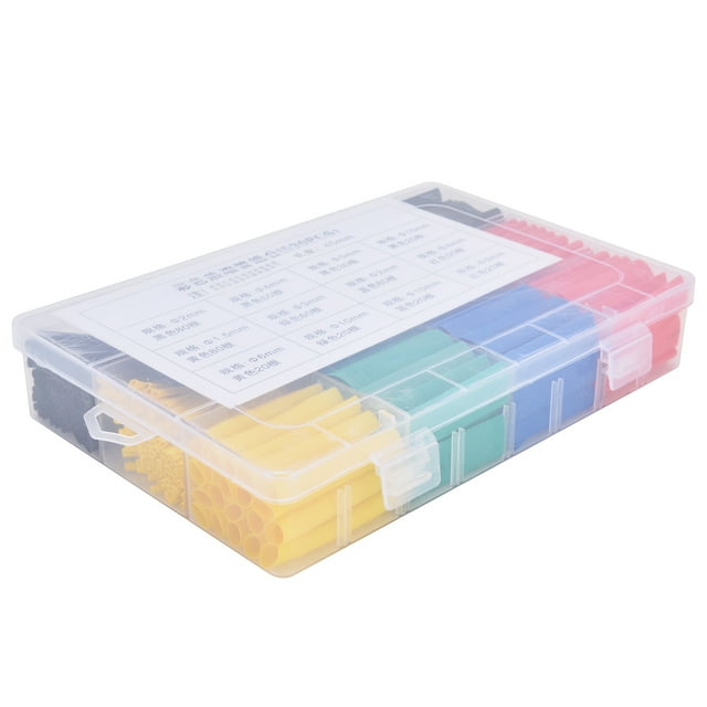 Heat Shrink Tubing Set, Heat Shrink Tubing Set, PE Insulation Shrinkable Kit Combination Set Colorful, Industrial Tubing