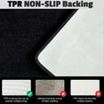 thumbnail image 4 of Yafa Home Fashion 2 Piece Solid Microfiber Soft Bathroom Rug Set, Non-Slip TPR Backing, 4 of 6