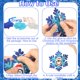 thumbnail image 3 of Kit de manualidades con forma de copos de nieve Fennoral para niños, decoración navideña DIY, 3 of 6