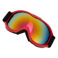 thumbnail image 2 of Gafas de nieve antivaho de doble capa, con protección UV y resistentes al viento para deportes de invierno extremos Gafas de esquí rojas, 2 of 8