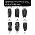 thumbnail image 2 of Car Key Case Fit for Lincoln Navigator MKS MKT MKX Key Fob,Antiscratched Key Fob Skin Fit for Ford C-MAX Escape Focus Edge Escape Expedition Explorer Taurus Flex, 2 of 7