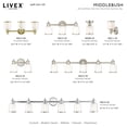 thumbnail image 6 of Livex Lighting - Middlebush - 1 Light Wall Sconce in Traditional Style - 5.5, 6 of 9