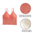 thumbnail image 3 of Sujetador de yoga con top corto CRIS Cami con relleno extraíble y espalda con tiras cruzadas, talla única, 3 of 5
