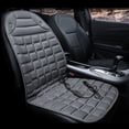 thumbnail image 4 of Sidaley Cojín de calefacción para vehículos de 12V CC de invierno, 30 ℃-65 ℃, asiento ajustable, alfombrilla calefactable, calentador, Automoción decorativa y accesorios Gris, 4 of 6