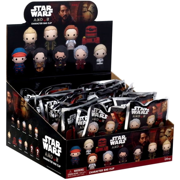 3D Figural Foam Bag Clip Star Wars Andor Series 1 Mystery Box (24 Packs)