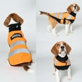 thumbnail image 5 of Dog Reflective Vest Adjustable Dog Safety Service Vest Pet High Visibility Apparel For Hunting Outdoor Activities Walking At Night(Orange Xl-55Cm), 5 of 5