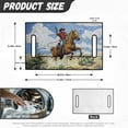 thumbnail image 7 of Yuyamidu Western Cowboy Golf Cart Seat Cover for 2-Person Seats, Keep Warm Golf Cart Seat Towel Blanket with Pockets, Universal Fit Sports Cart Seat Cushion Accessories Decor, 7 of 7