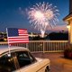 thumbnail image 4 of USA Car Flags 4 Pack Patriotic Window Clip Flag with Pole Double Sided American Flag for 4th of July Memorial Day Independence Day Car Decoration Vehicle Flag Set for SUV Truck Auto Party Decor, 4 of 5