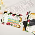 thumbnail image 4 of ALAZA 2 Pack Pencil Pouch Christmas Bells Pencil Case for 3 Ring Binder Clear Window Pencil Bag Organizers, 4 of 6