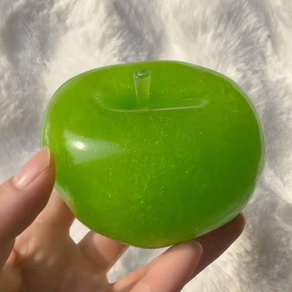 Green Apple Squishy , Slow Rising Smoothie Apple Squishies , Fruit Squeeze Fidget Toy for Stress Relief & Anxiety Relaxation 2026