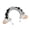 Black, variant on Soft Plush Lamb Ear Hairband For Adults Party Photo Headbands