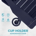 thumbnail image 4 of MUCHENGHY Folding Adirondack Chair, Classic HDPE Plastic Fire Pit Chair, Tibetan Blue, 4 of 8