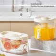 thumbnail image 4 of Drink Dispenser for Fridge, 4L Beverage Drink Dispenser with Faucet Lid Dual Filtration Water  Container Iced Beverage Dispensers  Containers for Party Daily Use, 4 of 8