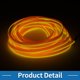 thumbnail image 4 of Cuerda de luz LED EL de 1m Unique Bargains Cable de luz de neón flexible para decoración de interiores de automóviles con caja de batería (3V) Amarillo, 4 of 7
