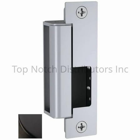 HES 1500C613ELM 12 & 24V DC Electric Strike Complete Pac with Single Lock Monitor - Oil Rubbed Bronze Finish
