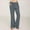 Grey, variant on Women's Casual Solid Color High Waist Flared Loose Linen Pants For Summer Womens Casual Plaid Leggings Stretchy Work Pants Dress Pants Straight Leg Corduroy Pants Womens Business Casual Womens Pants