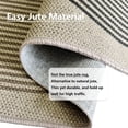thumbnail image 3 of Easy Jute Front Door Mat Indoor x Entrance Rug Washable Entryway Rugs Low Profile Mud Trapper Floor Mat for House Bobo Indoor Mats for Entrance Front Door Mudroom(Rainbow), 3 of 7