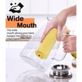 thumbnail image 4 of Jarra de vidrio Potdoctor de 2 litros con tapa, mango y pico, 68 oz, 4 of 6