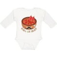 thumbnail image 3 of Inktastic Shall We Salsa? bowl of dip with mustache Boys or Girls Long Sleeve Baby Bodysuit, 3 of 5