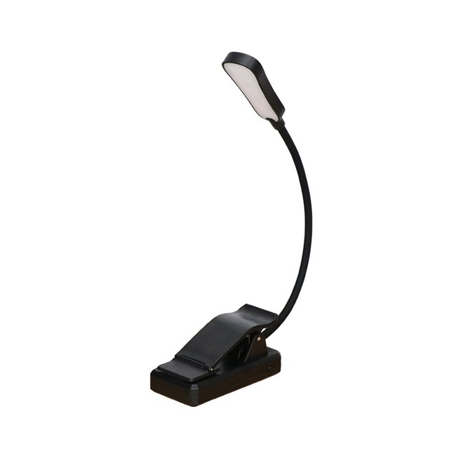 Lectura en la cama, cuidado de los ojos, 3 temperaturas de color, brillo de atenuación continuo, 80 horas de tiempo de ejecución, luz de lectura pequeña y ligera con clip para niños, estudio