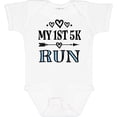 thumbnail image 3 of Inktastic 1st 5K Race Running Fitness Girls Baby Bodysuit, 3 of 5
