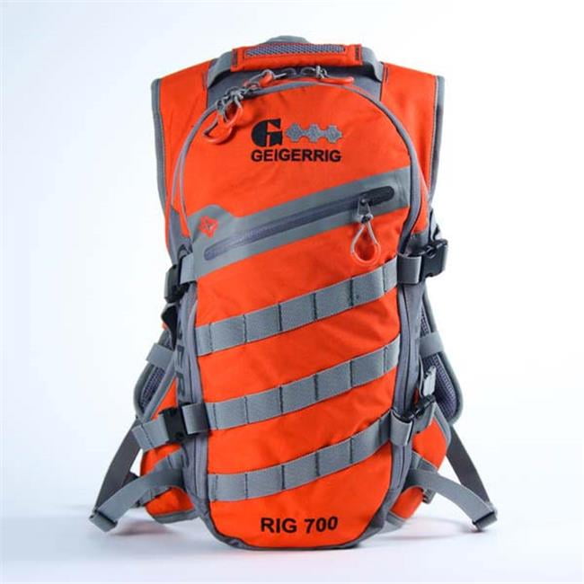Aquamira 9005088 Geigerrig Rig 700 Hydration System Orange and Gunmetal 70 oz. Walmart