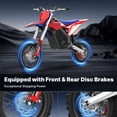 thumbnail image 4 of RFN Warrior Youth SX-E2 Electric Dirt Bike - MAX 2000W Powerful Brushless Motor - 28 mph Top Speed | 26-Mile Range & Off-Road eBike for Teens and Adults, 4 of 8