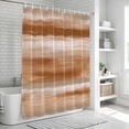 thumbnail image 6 of Brown Grey Bathroom Shower Curtains with 12 Hooks Polyester Waterproof Shower Curtain for Stalls and Bathtubs Abstract Art Oil Painting Blue Ombre Decorative Bathroom Privacy Curtain 36x72 Inches, 6 of 9