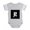 Heather Gray, variant on CafePress - Gothic Initial K - Cute Infant Baby Football Bodysuit