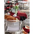 thumbnail image 6 of Outdoor Tablecloth with Umbrella Hole Zipper Red Burnt Orange Round Tablecloth 54" Waterproof Outside Table Cloth Geometric Boho Modern Abstract Patio Table Cover Tablecloths for Picnic Party, 6 of 8