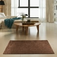 thumbnail image 2 of Furnish My Place Brown 4' x 8' Solid Color Rug Runner, Made In Usa, Living Room, Indoor, 2 of 12