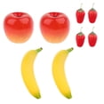 thumbnail image 1 of Paquete de 8 Coctelera con Fresa Y Plátano para , Juguete de shamjiam Sonajeros musicales de maraca, 1 of 9