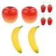 thumbnail image 1 of 8pcs Sonajeros musicales de maracas Hugo Fresa Plátano Manzana, 1 of 10