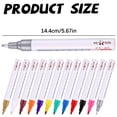 thumbnail image 3 of Black Paint Pen,Paint Pen For Metal,Black Paint Pen For Metal,Touch Up Paint Pen,Fine Point Paint Pen,Tire Paint Marker,Oil Based Waterproof Markers For Tire,Rubber,Wood,Rocks,Metal,Medium Point, 3 of 7