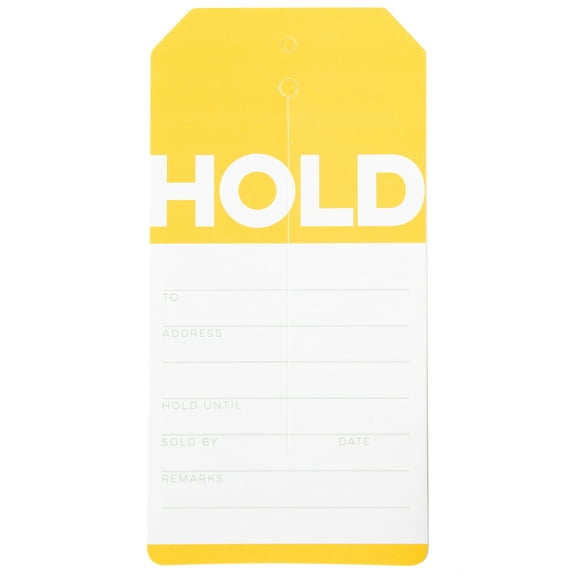 SSWBasics SALE PRICE TAG - Yellow Modern Sale Slit Tags (Case of 1000)